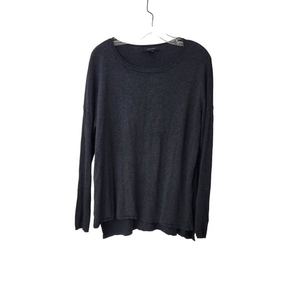 Atmosphere Grey Viscose Blend Lightweight Pullover Sweater - Picture 1 of 6